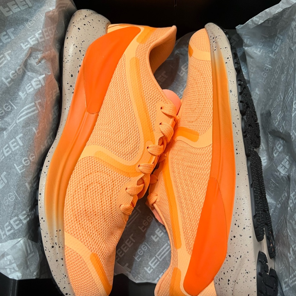 Lululemon Athletica Blissfeel Run Orange Sneakers